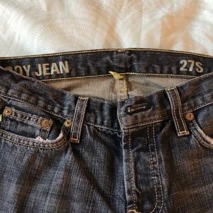 Jcrew boy jean dark wash